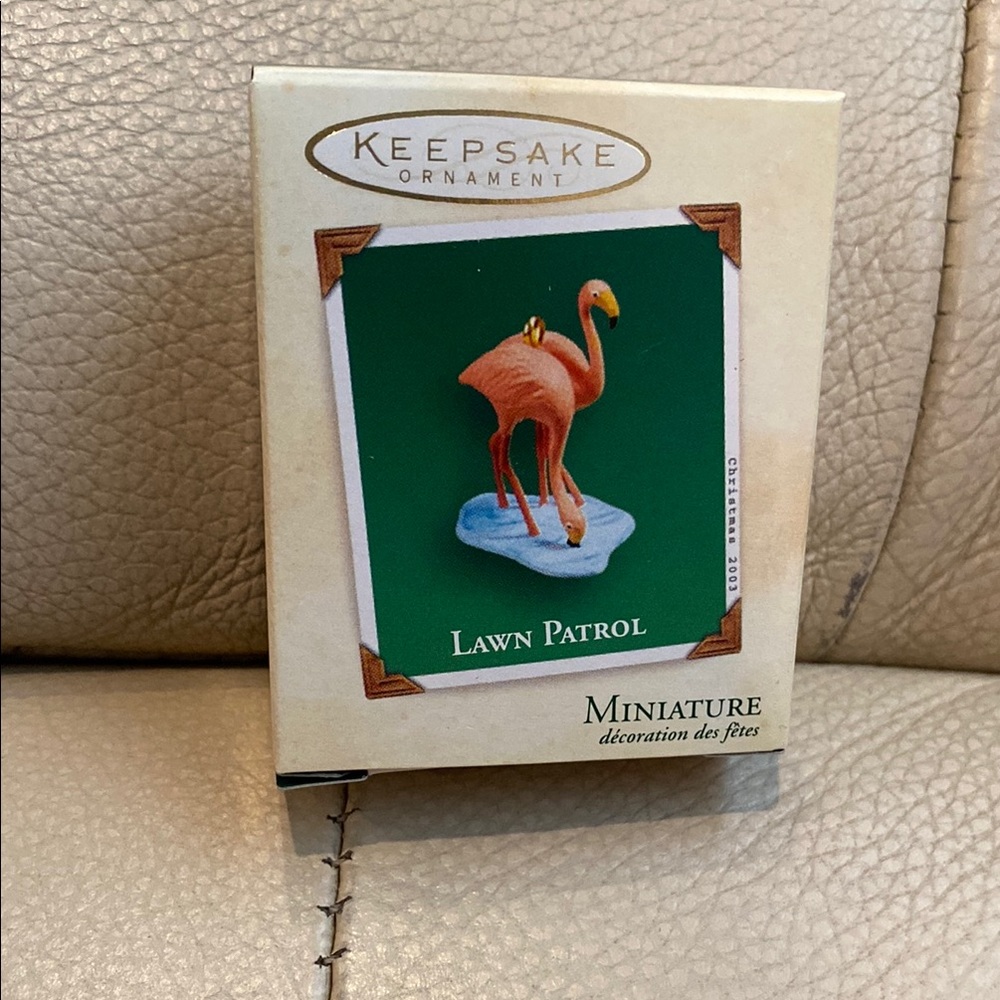 Hallmark Keepsake Lawn Patrol Ornament - Pink and Blue